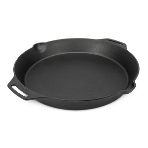 Petromax Cast Iron Fire Skillet for Kitchen or Camping, Pre-Seasoned Cookware for Campfire or Home Oven and Stove, Conducts Heat Evenly, Side Handles - 1 of 4