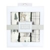 Hudson Baby Infant Boy Cotton Muslin Swaddle Blankets, Forest Animals, One Size - 2 of 2