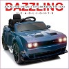 Kids Electric Car | Licensed Dodge Challenger Ride-On 12V Battery-Powered Vehicle with Remote, LED Lights, Bluetooth, MP3 for Boys and Girls - 2 of 4