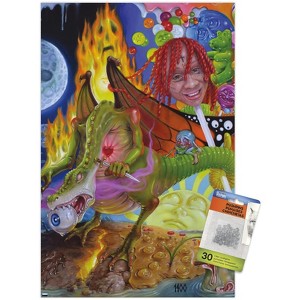 Trends International Trippie Redd - Trip at Knight Album Cover Unframed Wall Poster Prints - 1 of 4