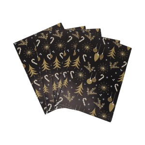 Unique Bargains Gift Wrap Paper Glossy Coated Paper 27.56" x 19.69" 5Pcs - 1 of 4