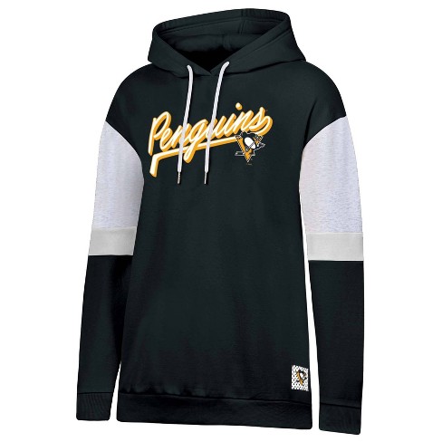 NEW FANATICS NHL PITTSBURGH PENGUINS HOCKEY WOMENS HOODIE HOODED SWEATSHIRT  MED