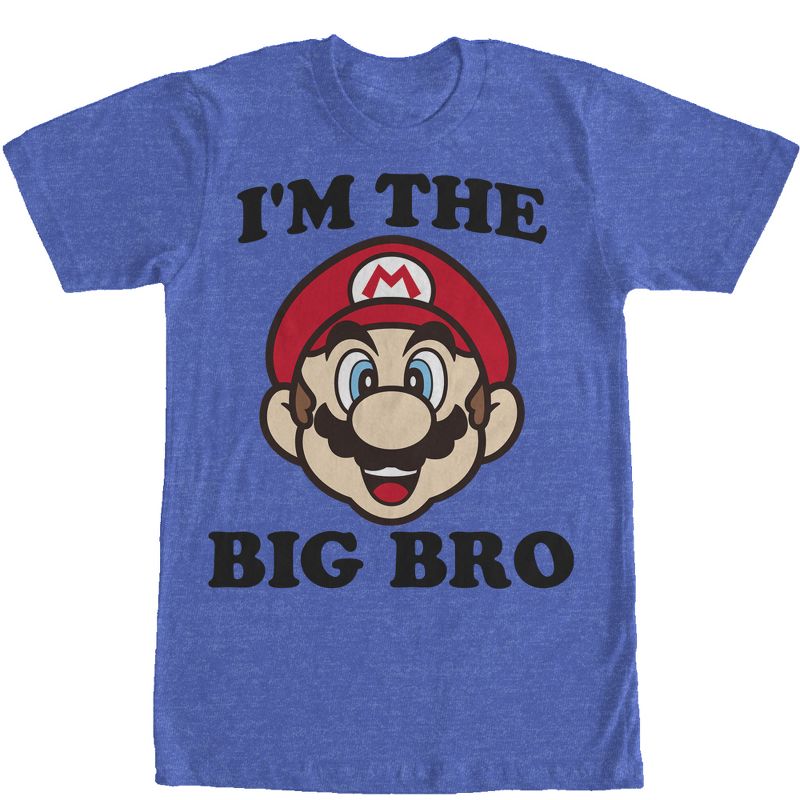 Men's Nintendo Mario Big Brother T-Shirt, 1 of 5