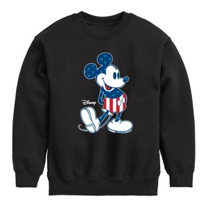 Boys' - Disney - Americana Graphic Long Sleeve Fleece Sweatshirt - 1 of 4