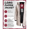 Canada Weather Gear Women's Puffer Jacket with Hood and Faux Fur Trim - Cozy Long Winter Coats for Women (S-XL) - 3 of 4