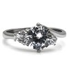 Slickblue Polished Stainless Steel Ring - Clear CZ in Round Pave Setting, Simple Engagement Jewelry for Women, Size 5-10 - 4 of 4