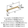 Amerock Balata Pull for Cabinets, Drawers, and Furniture - 3 of 4