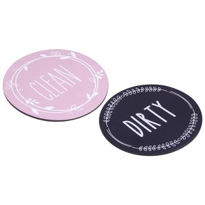 Unique Bargains Presentation Board Accessories Double-sided Dishwasher Magnet 3.5 Inch - 1 of 4