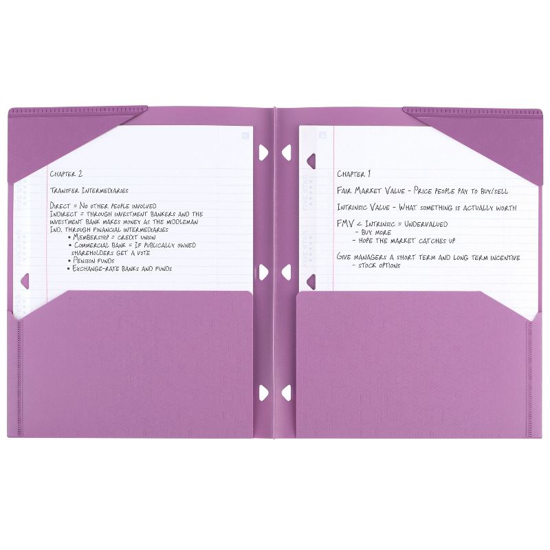 Five Star 2 Pocket Plastic Folder, 3 of 8