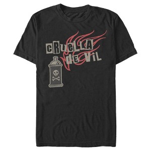 Men's Cruella Spray Flames Logo T-Shirt - 1 of 4