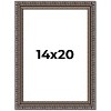 PosterPalooza | Ornate Black Picture Frame - UV Acrylic, Foam Board Backing, Hanging Hardware - 2 of 4