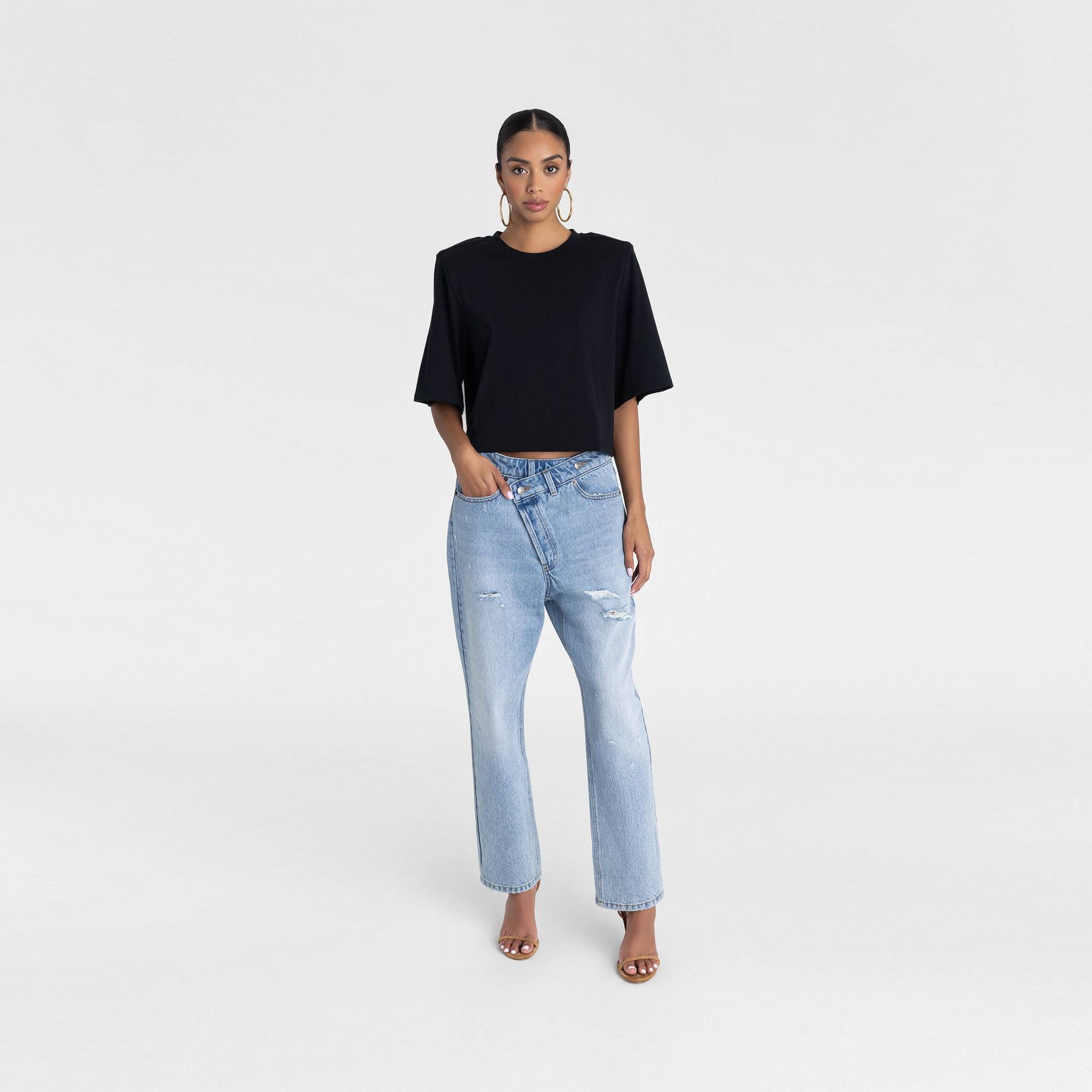 KBB by KAHLANA Women's Short Sleeve T-Shirt 'The Trice Tee'
