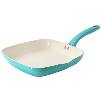 Gibson Rexford 10 Inch Ceramic Nonstick Aluminum Square Grill Pan