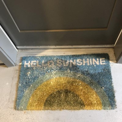 Aloha Hello Coir Doormat - Novogratz By Momeni : Target