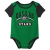 NHL Dallas Stars Boys' 3pk Bodysuit - 3 of 4