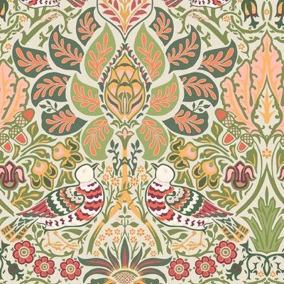 William Morris Dove & Rose Olive Wallpaper