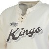 NHL Los Angeles Kings Women's Natural Long Sleeve Fleece Hooded Sweatshirt - 3 of 3