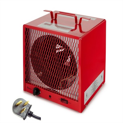 Dr. Infrared Heater Dr-988 240 Volt 5600 Watt Garage Workshop Compact  Portable Industrial Space Heater, Red : Target