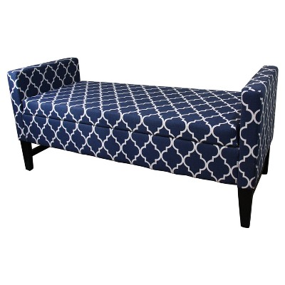 Storage Bench 23.5" - Blue - Ore International