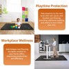 Sorbus Interlocking Gym Floor Mat - 1/2" Thick Rubber Top High-Density EVA Foam - for Yoga, Heavy Exercise Equipment - 4 of 4