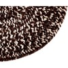 30" x 50" Chenille Tweed Collection Dove & Chesnut Reversible Indoor Area Utility Oval Rug - Better Trends - 3 of 4