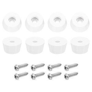 Unique Bargains Non-Slip Noise Reduction Non-Marking Rubber Bumper Feet 8 Pcs - 1 of 4