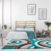 Luxe Weavers Shag Geometric Area Rug, Modern, Stain Resistant, Easy Indoor Rugs for Bedroom, Living Room - 4 of 4