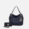 MKF Collection Fabienne Women’s Hobo Shoulder Bag with Matching Wallet by Mia K - 2 of 4