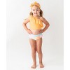 RuffleButts Baby Girls One Shoulder Ruffle Tankini - Orange, Size : 6-12 Months - 2 of 4