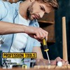 Itopfox 10-Piece Magnetic Screwdrivers Set with 5 Phillips & 5 Slotted Tips, Professional Cushion Grip for Comfort & Control, Includes Storage Bucket - 3 of 4