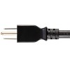 Monoprice Extension Cord - 50 Feet - Black | Outdoor NEMA 5-15P to NEMA 5-15R, 14AWG, 15A, 125V, 3-Prong, For Powering Computers, Monitors, and - 3 of 4