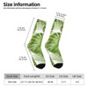 Jungle Palm Leaves Women Printed Crew Socks Funny Funky Socks Soft Polyester Novelty Gifts for Artists Men - 2 of 4