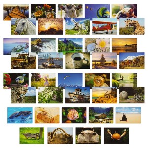 Best Paper Greetings 40 Pack Bulk Animal and Travel Postcards From Around the World for Mailing, Assorted Nature Thank You Notes, 4 x 6 In - 1 of 4