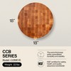 John Boos Boos Block CCB Series Round Large Reversible Wood Chopping Board, 3-Inch Thickness, 18" x 18" x 3" - 2 of 4