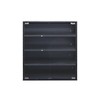 Okak Shoe Cabinet with Three Glass Doors, Shoe Storage with Metal Handle, Shoe Cabinet Storage for Entryway, Living Room - 4 of 4