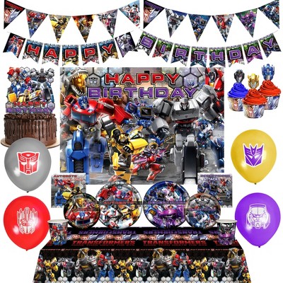Treasures Gifted Transformers Party Decorations Ultimate Set for 16 Guests