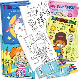 ArtCreativity Dental Coloring Book Kit with Crayons (Pack of 12) - 1 of 4