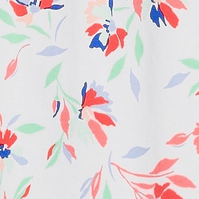 white/periwinkle floral