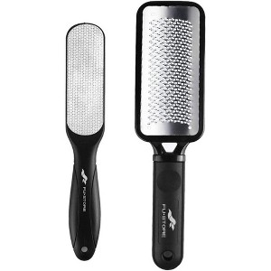 2 Pack Foot Files Callus Remover Stainless Steel Foot Rasp and Dual Sided Feet File Scrubber Pedicure - 1 of 4