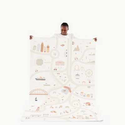 Uptown Print Leather Play Mat 54" Square