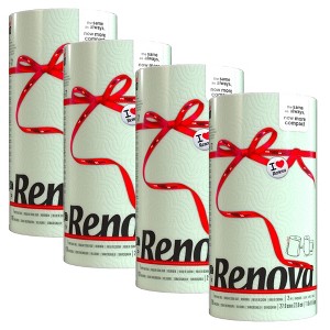 Renova Colored Paper Towel Roll – 2 Ply, 120 Sheets, Compact Design - 1 of 4