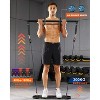 Portable Push Up Board Set, Home Workout Equipment with Resistance Bands & Ab Roller Wheel for Fitness - 4 of 4