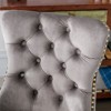 PAGED Home Office Chair Modern Velvet Desk Chair with Golden Metal Base, Adjustable Vanity Chairs for Bedroom, Home Office - 2 of 4