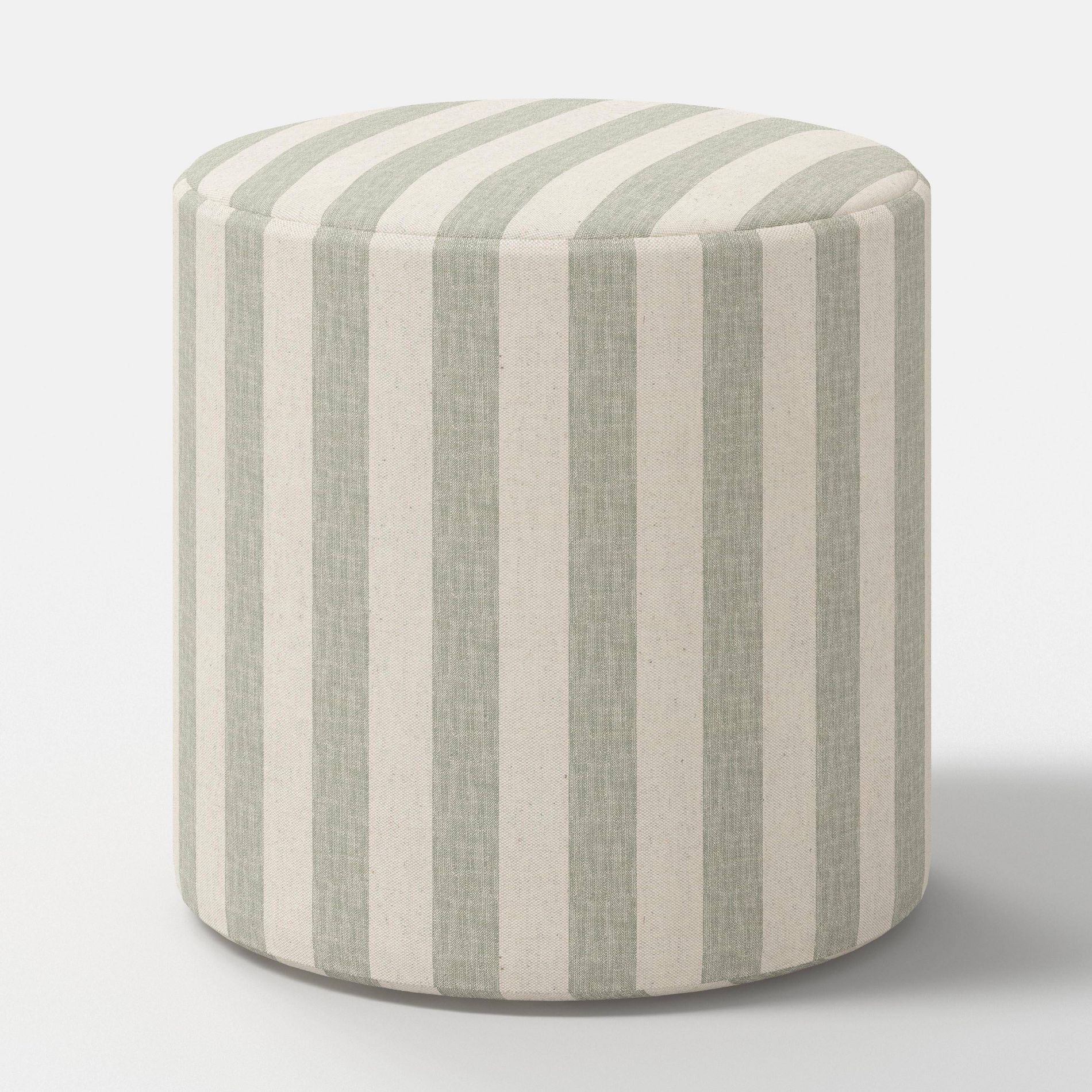 Tambor Ottoman Malcolm Stripe Moss - Threshold™