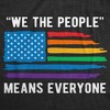 Mens Funny T Shirts We The People Means Everyone Awesome LGBTQ Graphic Novelty Tee for Men - Crazy Dog Men's T Shirt for Motivation Black L - 2 of 4