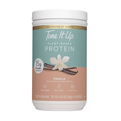 Tone It Up Plant-Based Protein Powder - Vanilla - 14.32oz