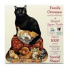 Sunsout Family Ottoman 1000 pc Special Shape  Jigsaw Puzzle 95048 - 3 of 4