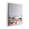 Iveta Abolina Mountains Framed Art Canvas Pastel White - Deny Designs - 2 of 4