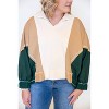 Women's Block Me In Color Sweatshirt - entro - 3 of 4