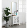 Elegant Lighting Metal frame rectangle mirror 20 inch in silver - 2 of 4